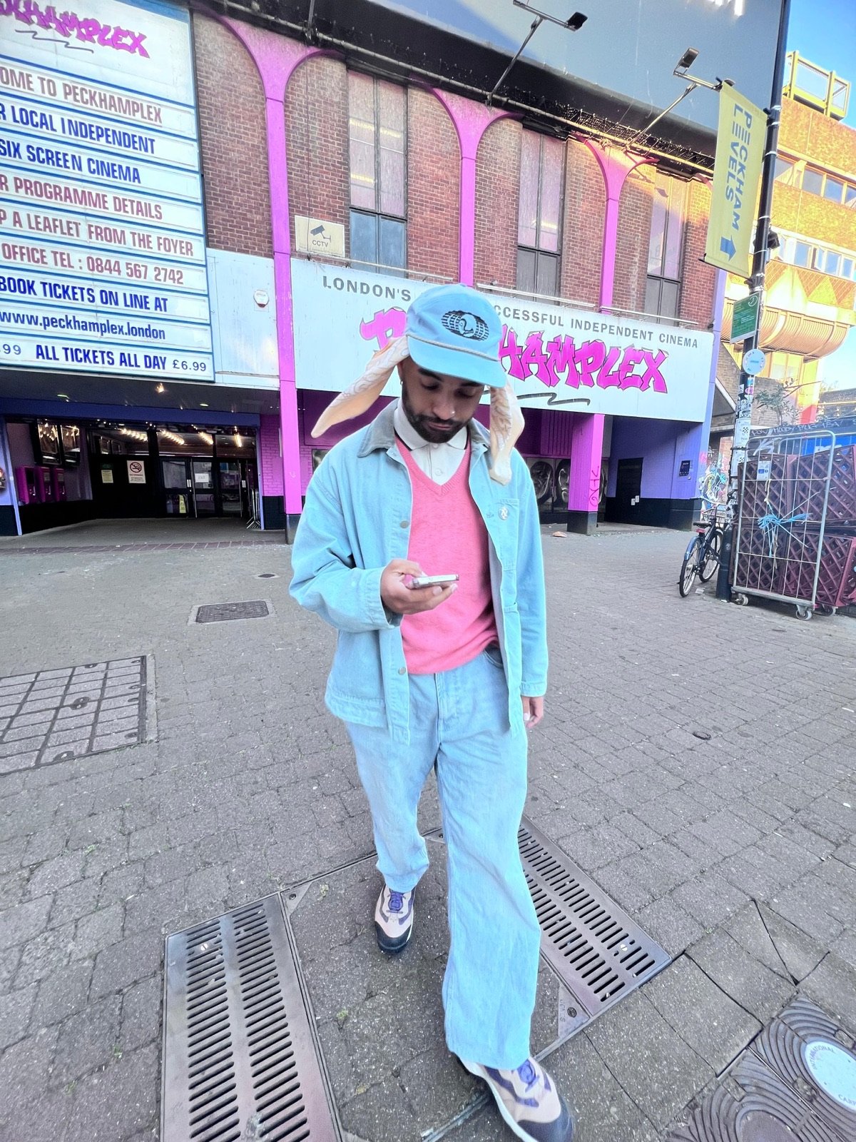 Conrad Kira outside Peckhamplex cinema